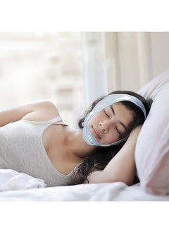 Ocean Upgraded Anti Snoring Devices, Anti Snoring Chin Strap, Adjustable Chin Strap, Correction of Open Mouth Respiratory Resistance to Snoring Strap for Men and Women, Chin Straps Sleep Aids  - Image 2