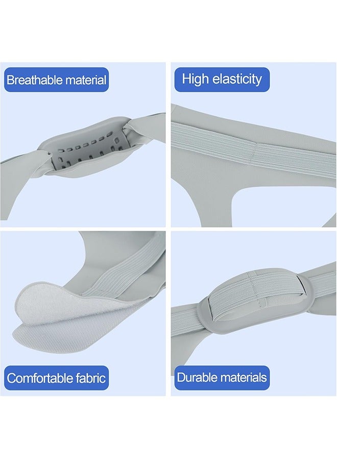 Upgraded Anti Snoring Devices, Anti Snoring Chin Strap, Adjustable Chin Strap, Correction of Open Mouth Respiratory Resistance to Snoring Strap for Men and Women, Chin Straps Sleep Aids