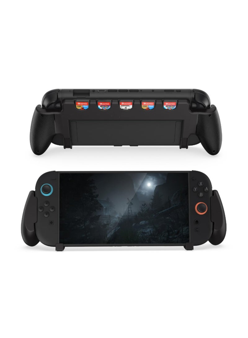 1Pcs For Nintendo Switch 2 Grip with Stand Handle Controller Holder Anti Slip Handheld Case Protective Cover for Switch 2 Console Accessories - Image 1