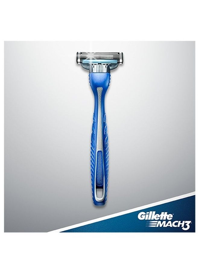 Gillette - Gillete Mach 3 Smooth Shave Disposable Razor, 3 Count - Image 1
