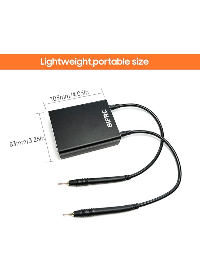 erorex Mini Spot Welding Machine Portable Diy Spot Welder 9 Gears Adjustable Rechargeable Handheld Spot Welding Machine With Welding Pen Nickel Plate Charging Cable - Image 3