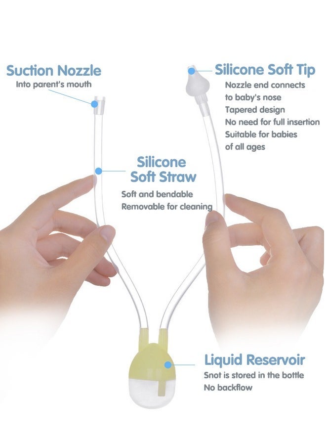 Baby Nasal Aspirator, Nose Aspirator for Toddlers, Infant Nose Cleaner