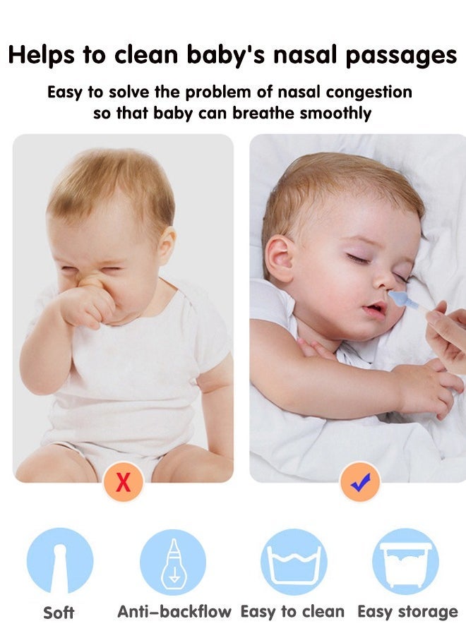 Baby Nasal Aspirator, Nose Aspirator for Toddlers, Infant Nose Cleaner