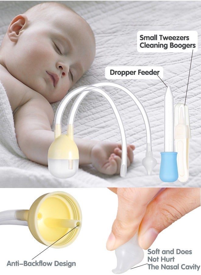 Baby Nasal Aspirator, Nose Aspirator for Toddlers, Infant Nose Cleaner