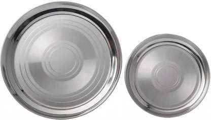 KIARAA D Mark kitchenware Dinner Set Pack of 48 Stainless Steel Dinner Set (Steel) - Image 3