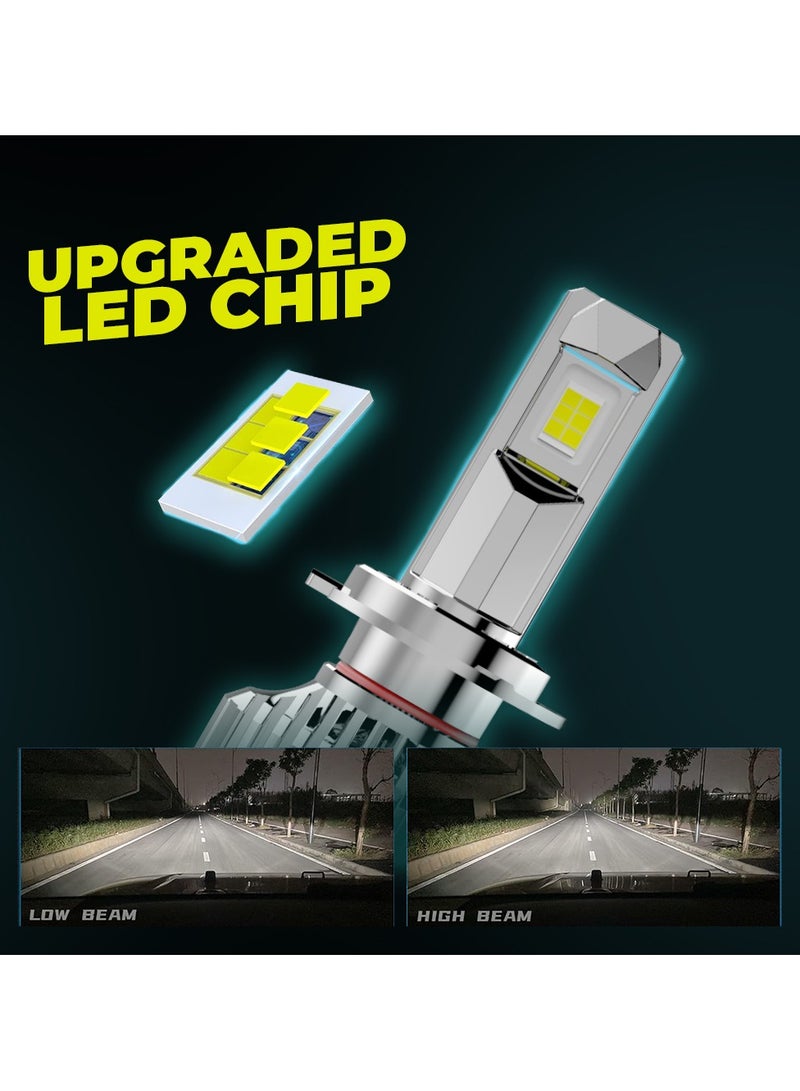 Toby's LX75-9006 150Watt/Pair Power Original Tested LED Headlight Assembly 15000 Lumens Pair Bright Color With Temperature (6500K) - Image 2