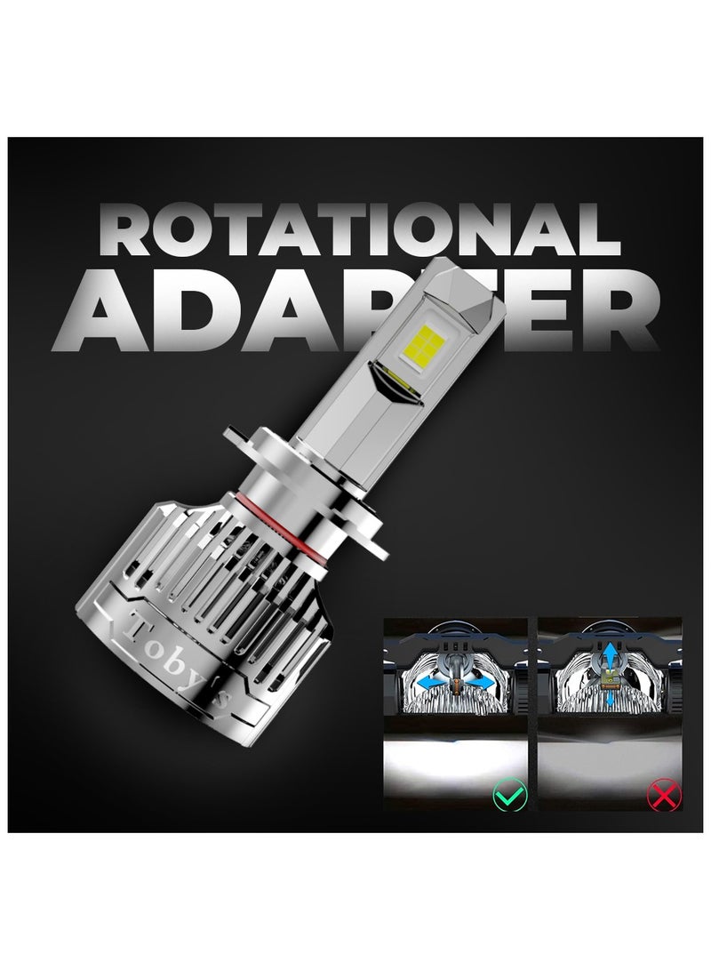 Toby's LX75-9006 150Watt/Pair Power Original Tested LED Headlight Assembly 15000 Lumens Pair Bright Color With Temperature (6500K) - Image 4