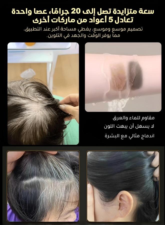 Natural Grey Hair Concealer with Integrated Comb Applicator - Image 4