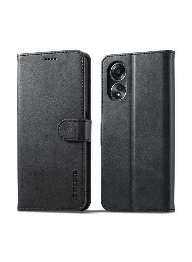 The Bros Case For OPPO A58 4G / A98 5G / F23 5G Calf Texture Horizontal Flip Leather Case