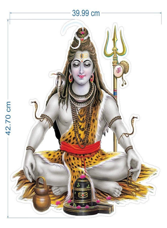 Rangoli ملصق جداري ديني من الفينيل بتصميم رانجولي، مقاس 1.96 × 20.86 × 1.96 بوصة، متعدد الألوان (رقم الموديل: White Glossy Vinyl-0063)، ذاتي اللصق - Image 4