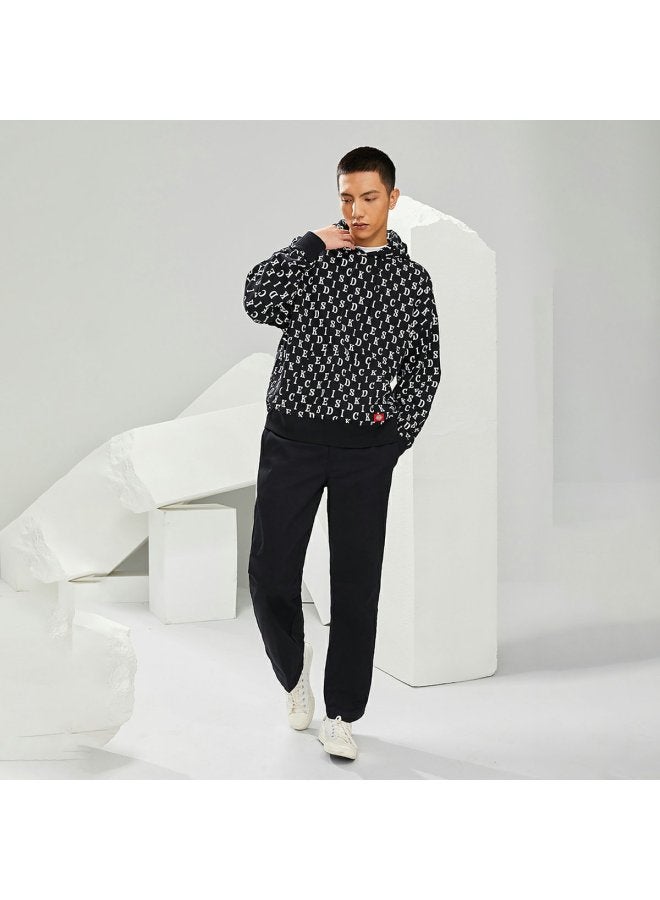 Dickies سويت شيرت هودي مزخرف بأحرف للزوجين من ديكيز لخريف/شتاء Dk010358 - Image 5