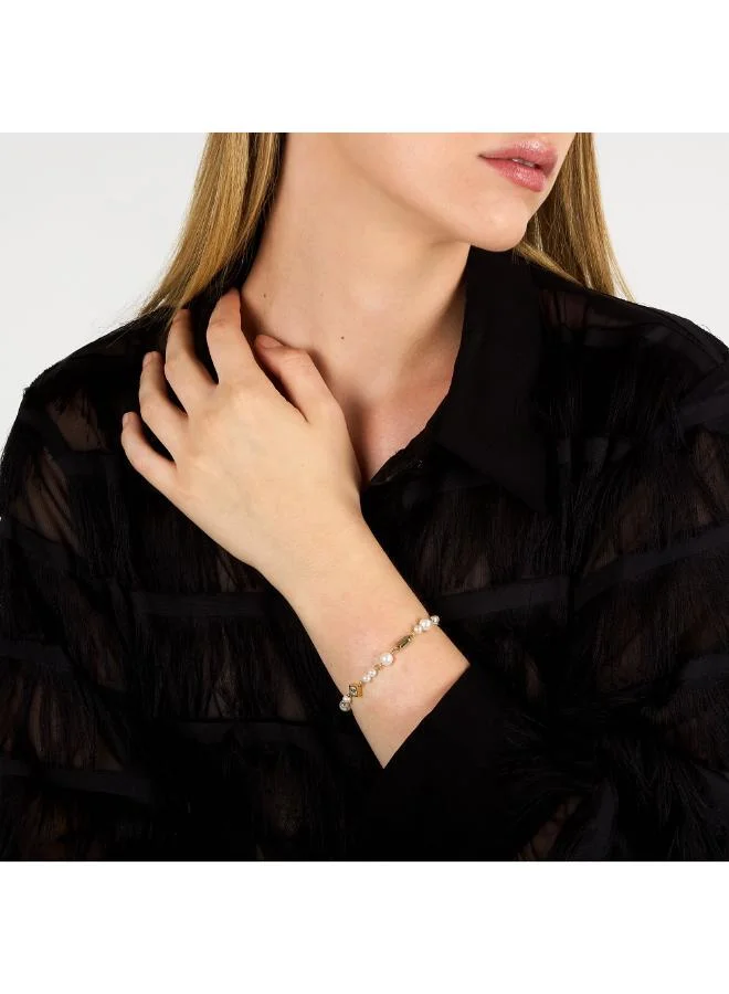 Karl Lagerfeld  Klayr19 Pearl Bracelet  | Best Price UAE