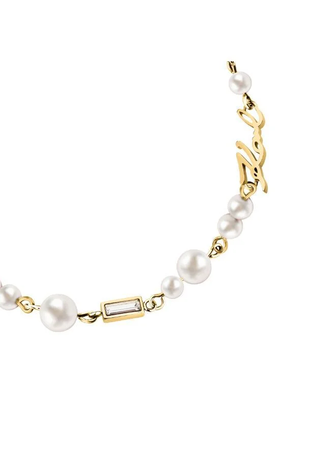 Karl Lagerfeld  Klayr19 Pearl Bracelet  | Best Price UAE
