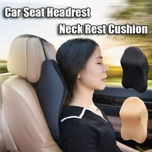 AJARVAR Car Seat Headrest Neck Rest Pillow Cushion for All Cars- Ergonomic Car Neck Pillow Memory Foam Neck Support for Neck/Back Pain Relief Neck Rest Support Cushio - Image 2