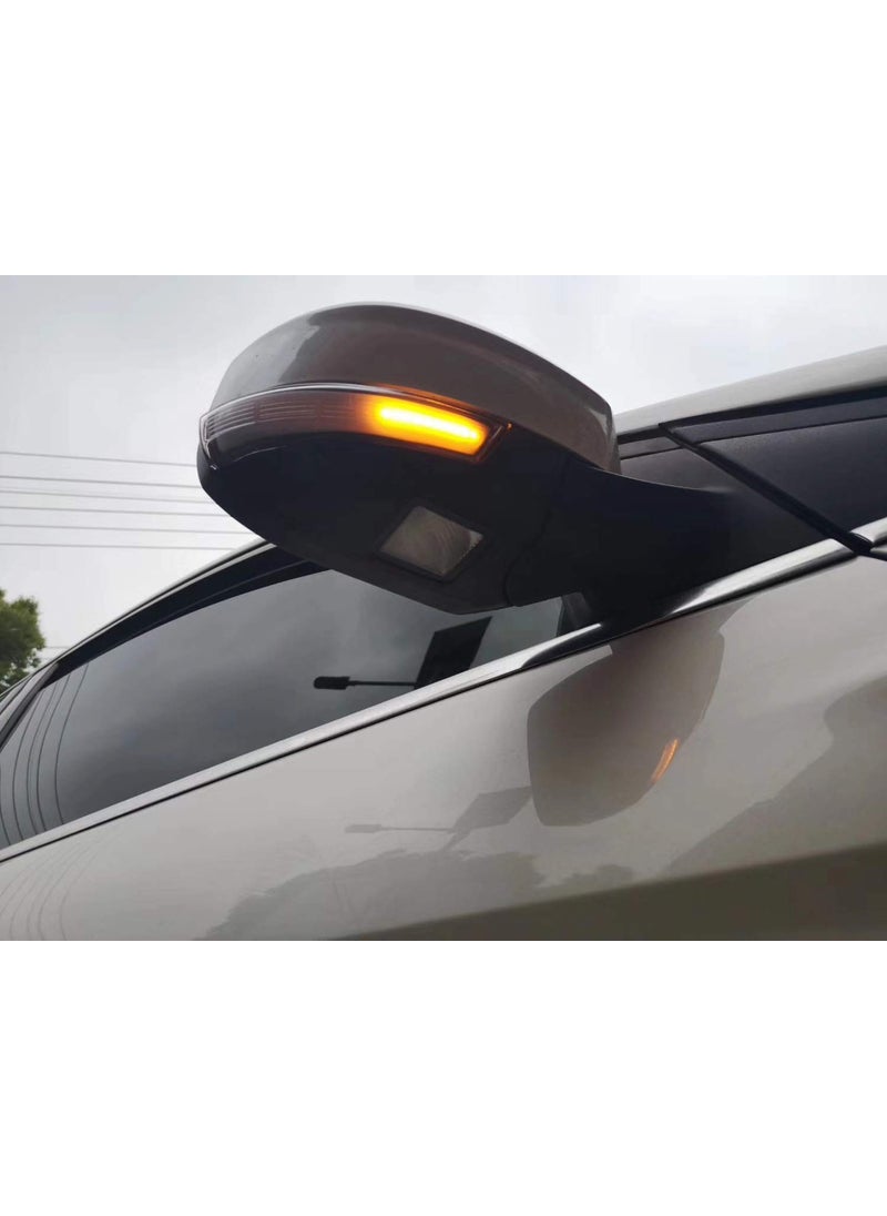 iJDMTOY iJDMTOY Smoked Lens Dynamic Sequential Blink LED Side Mirror Turn Signal Light Strip Assembly Compatible With Ford 2012-2018 Focus, 2013-2019 Escape, 2015-2018 C-Max  - Image 5