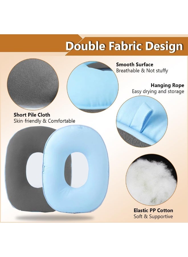 ZNALDP Donut Pillow for Tailbone Pain Relief - Grey - Image 2