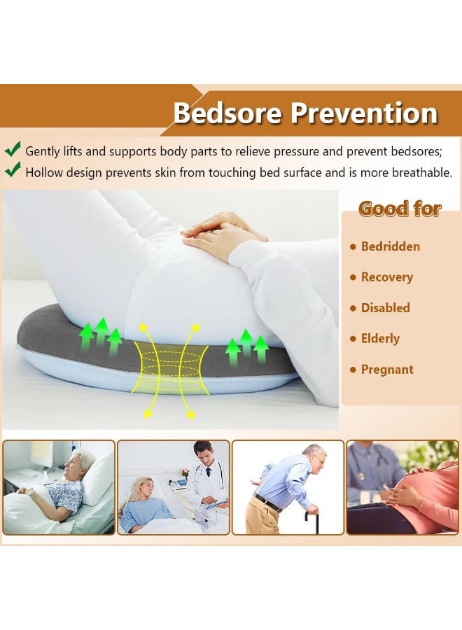 ZNALDP Donut Pillow for Tailbone Pain Relief - Grey - Image 3