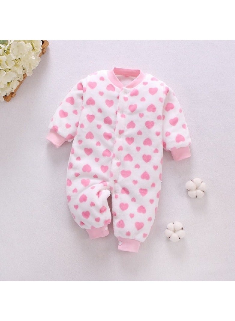 Loquat 0-1-2 Year Old Baby Home Jumpsuit 