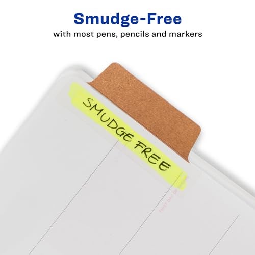 Avery Margin Ultra Tabs, 2.5" x 1", 2-Side Writable, Assorted Metallic, 24 Repositionable Page Tabs (74786) - Image 4