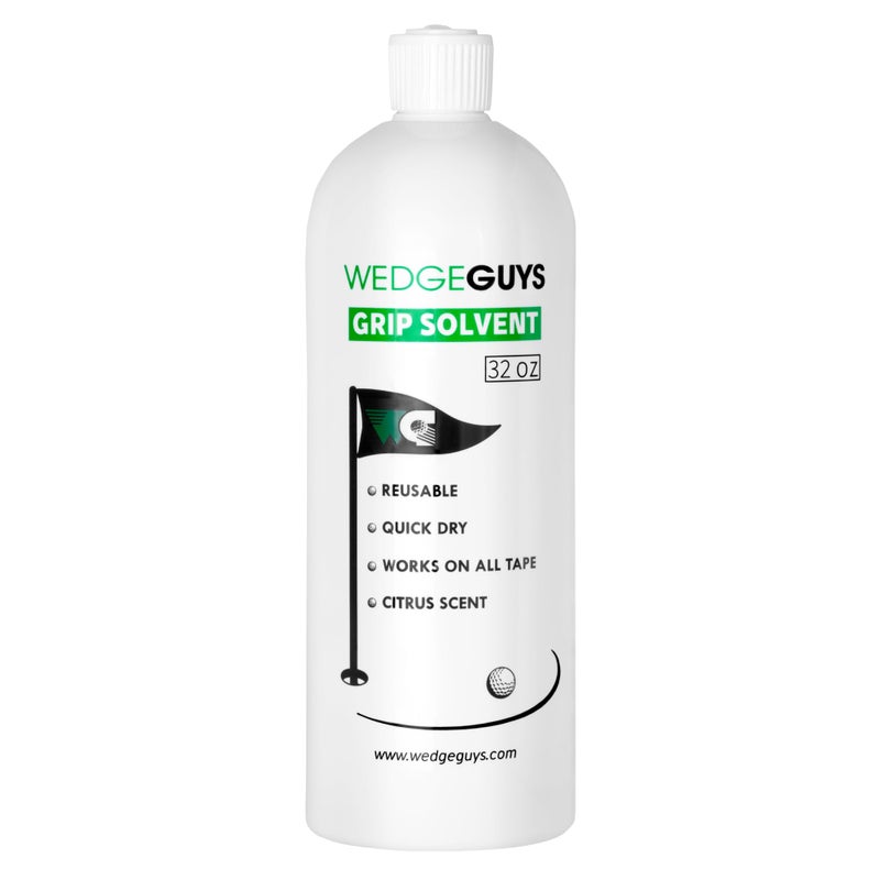 Wedge Guys Professional Golf Grip Tape Solvent for Regripping Clubs | Golf Grip Solvent Solution for Easy Regripping and Club Repair - Image 1