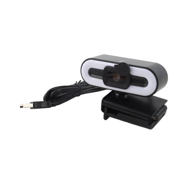كاميرا ويب بدقة 4K وضوح 3840x2140 وواجهة USB 2.0 - كاميرا ويب مزودة بميكروفون مدمج ووظيفة تجميل تلقائي للاجتماعات الافتراضية - Image 1