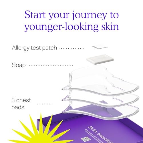 BLUMBODY Chest Wrinkle Pads – Anti-Wrinkle Silicone Patches Skin Firming, Smoothing – Reusable Overnight Chest Pad – Anti-Aging Crepe Erase Pads – Neck, Décolleté (1.5-Month Supply) - Image 5