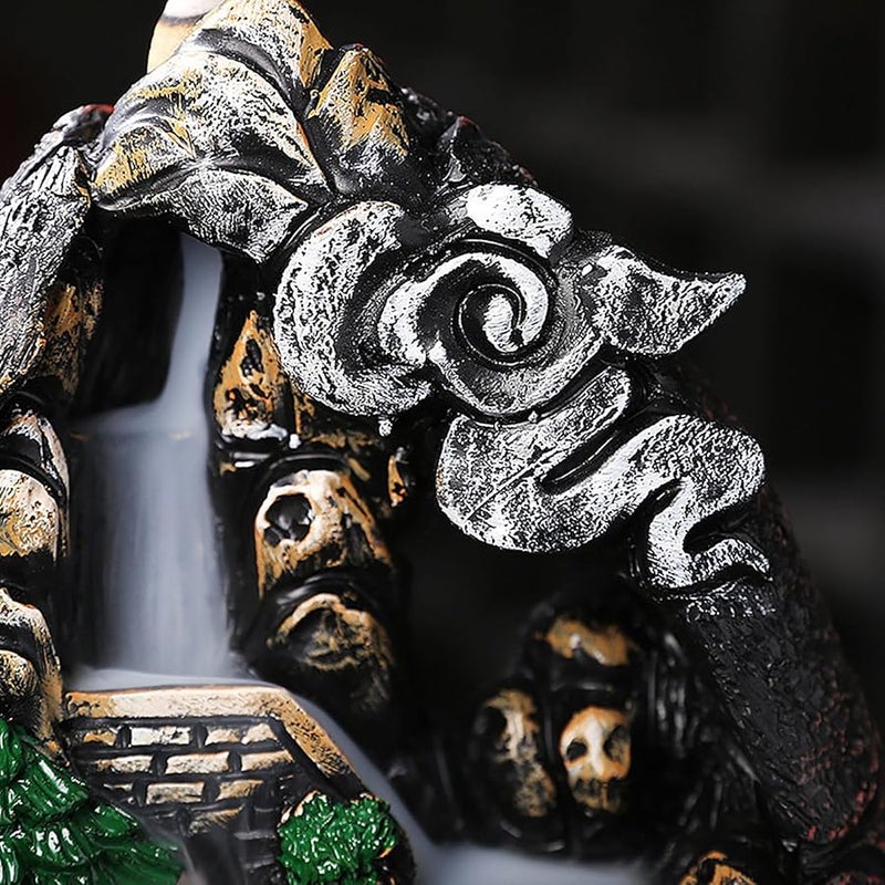 محرق البخور دخان الشلال الأسود راتنج عكسي لأثاث العطور للاسترخاء - Image 5