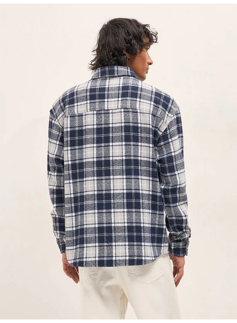 THE BEAR HOUSE Men’s Trendy Shacket for All Seasons | Casual Overshirt Jacket for Men | Versatile Outerwear Layer for Office, Streetwear & Travel | Modern Smart Look for Everyday Outfits