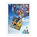 DALDED Wall Board for Lego 43217 Up House UPThemed Wall Mount Showcase Your Model House with Cloud Balloon Backdrop Includes Acrylic Stands Ready to Hang Model not Included - Image 2