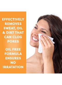 RETINOL Retinol + Vitamin C Individually Wrapped Makeup Remover Wipes, travel essentials for Travel & On the Go, women facial cleansing towelettes, removes makeup mascara & sunscreen - 30 single face wipes  - Image 5