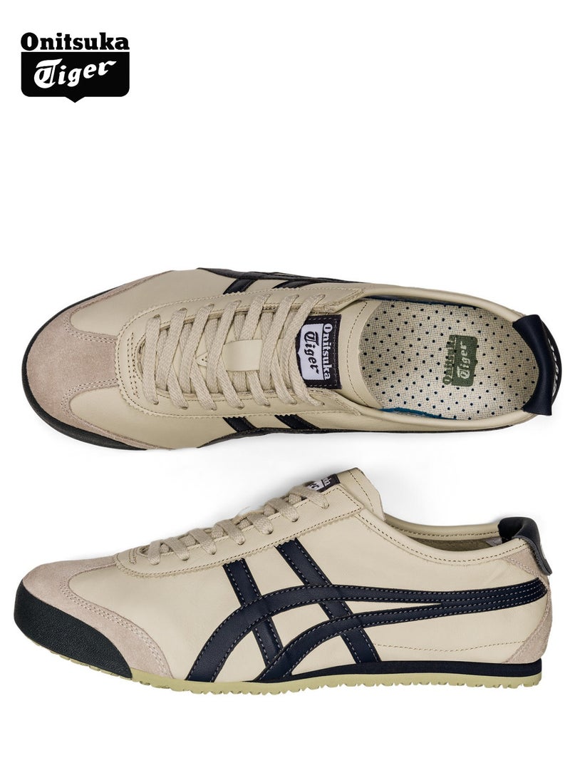 Onitsuka Tiger Mexico 66 Colorblock Sneakers Beige/Navy - Image 3