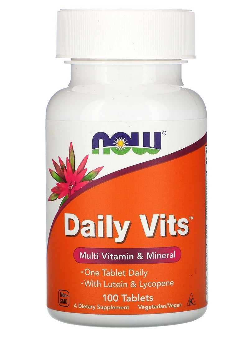 now Daily Vits Multi Vitamin &  Mineral 100 Tablets