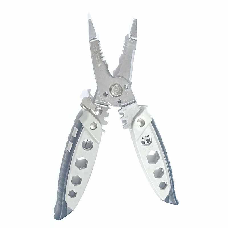 Uptodateproducts Wire Stripper Tool 7Inch Multipurpose Wire Stripper Handheld 16 In 1 Stainless Steel Wire Strippers - Image 1