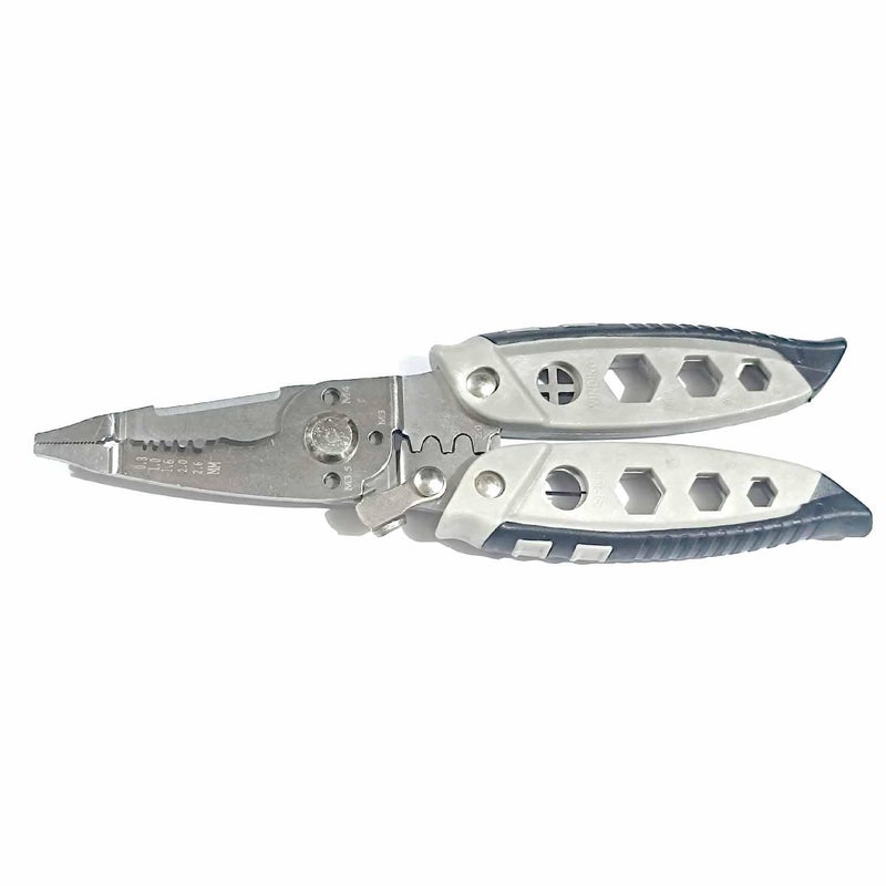 Uptodateproducts Wire Stripper Tool 7Inch Multipurpose Wire Stripper Handheld 16 In 1 Stainless Steel Wire Strippers - Image 4
