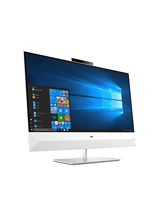 HP 24-dp0003nx All-In-One PC With 23.8-Inch Display, Core i7 Processor/8GB RAM/1TB HDD+128GB SSD Hybrid Drive/2GB NVIDIA GeForce MX330 Graphic Card Natural Silver - Image 4