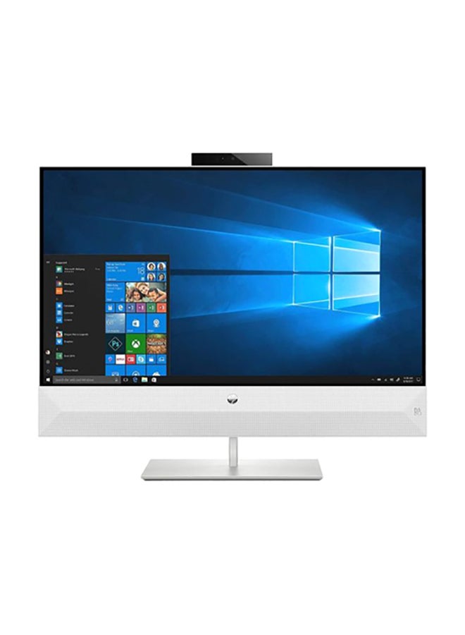 HP 24-dp0003nx All-In-One PC With 23.8-Inch Display, Core i7 Processor/8GB RAM/1TB HDD+128GB SSD Hybrid Drive/2GB NVIDIA GeForce MX330 Graphic Card Natural Silver - Image 1
