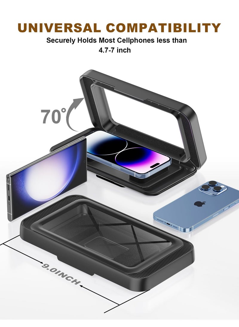 الحامل المحمول للدش المحمّل بترقية، مع فتحات للمكبرات الصوتية وشاشة قابلة للمس، يمكن تثبيته على جدران الحمام والمطبخ - Image 5