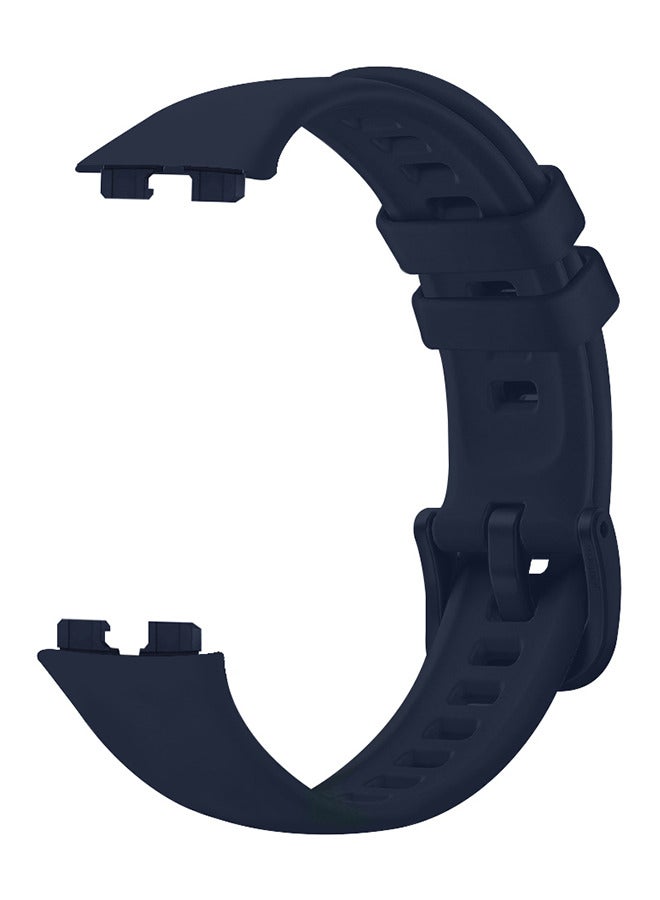 CATANES Watch Strap Lightweight Silicone Replacement Band for Huawei Band 8 and Band 9 - Blue - Image 1