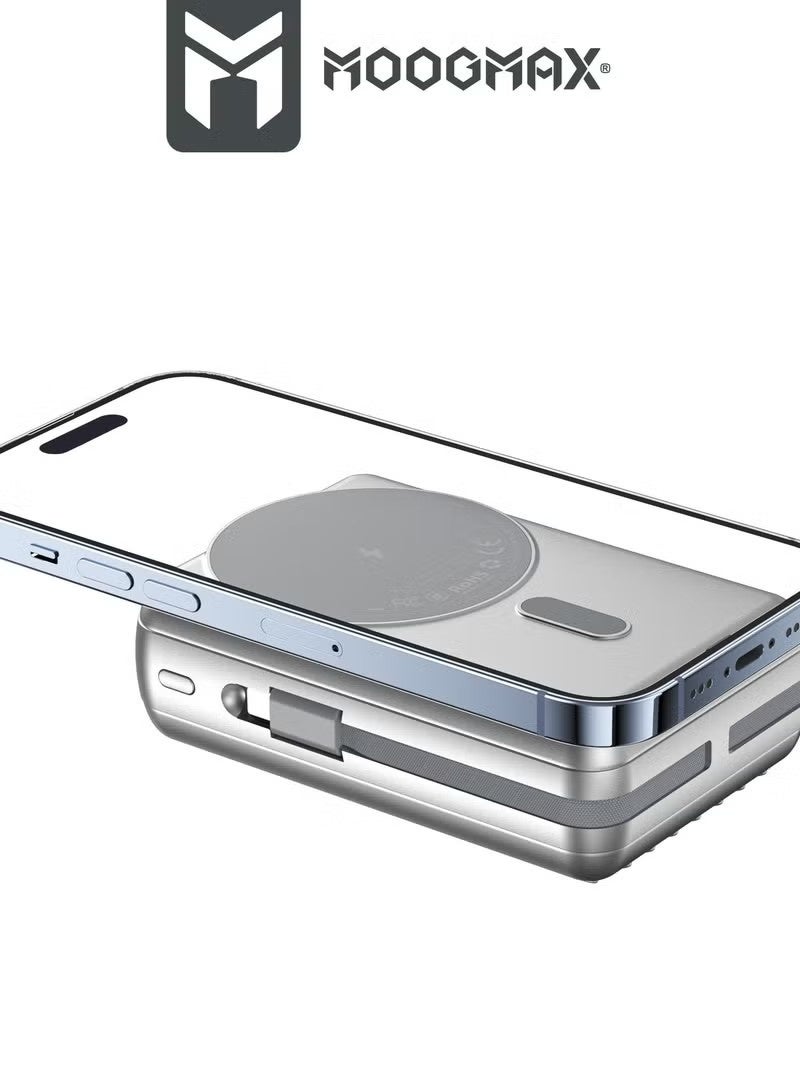 MOOGMAX Trunk Series 20000mAh Magnetic Wireless Power Bank 22.5W Super Charging - Image 3
