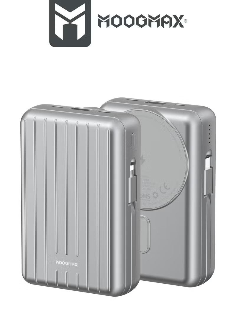 MOOGMAX Trunk Series 20000mAh Magnetic Wireless Power Bank 22.5W Super Charging - Image 2