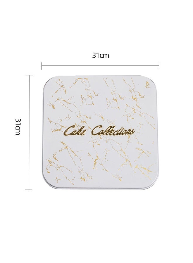 TAKHTEELA Dessert Baking Box, Container Non-Stick Cake Series, Square Cake Container with Plastic Partition，Cake cutter or divider - Image 5