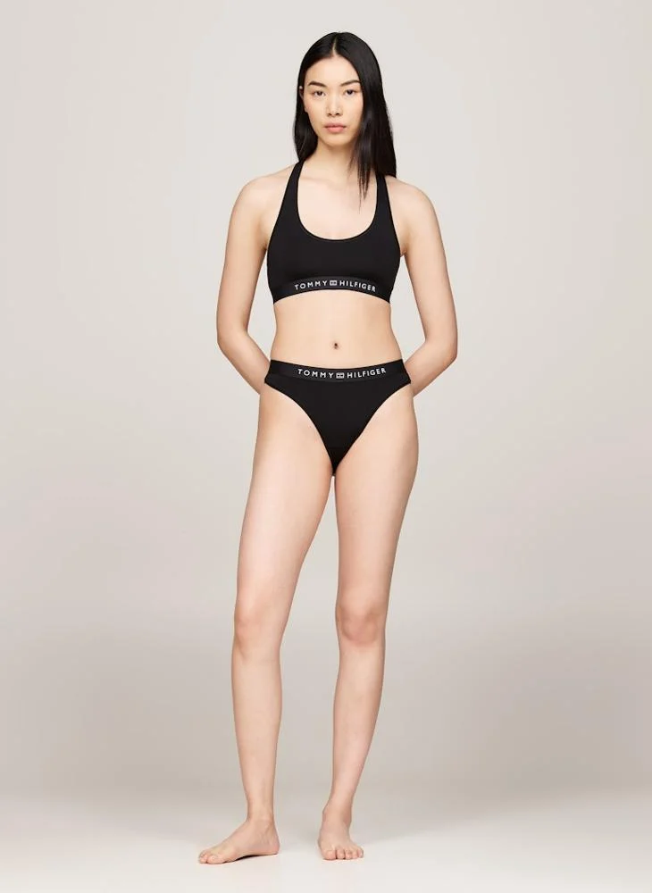 تومي هيلفيغر Knitted Logo Band Bra