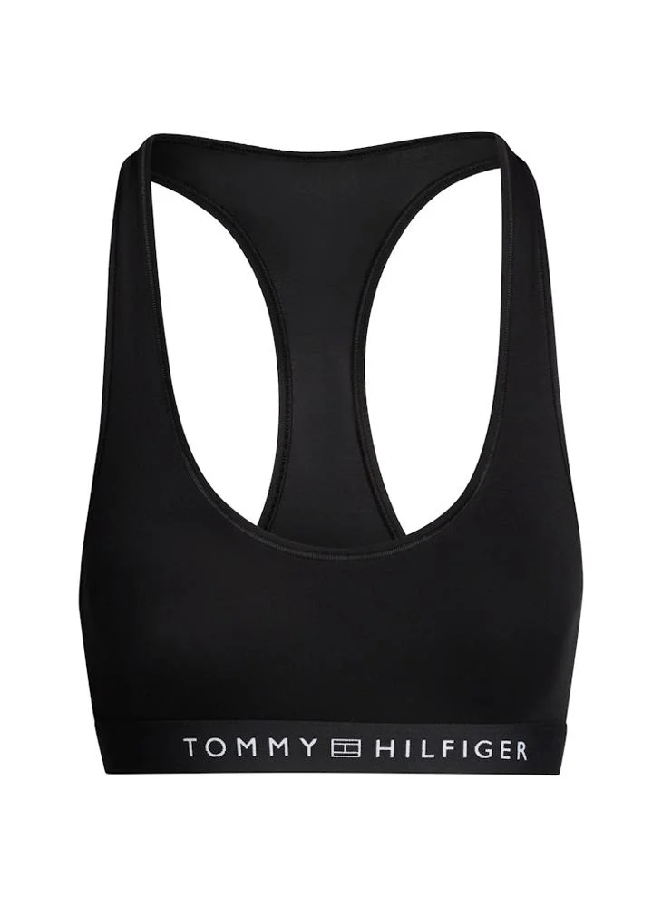 تومي هيلفيغر Knitted Logo Band Bra