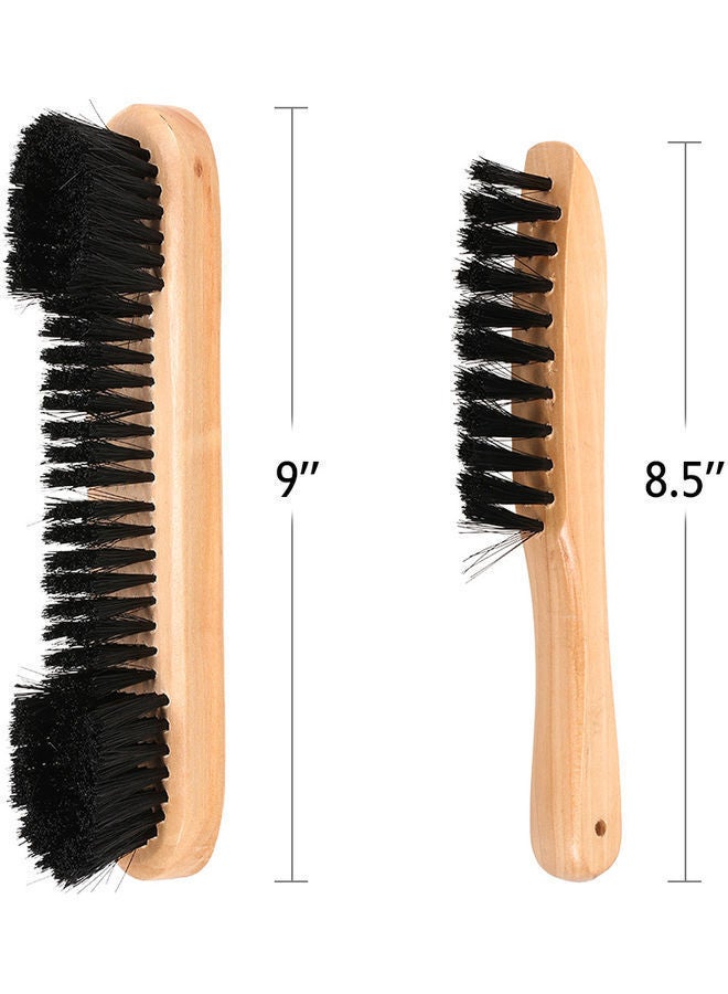 NIBEMINENT 2-Piece Billiard Table Hair Brush Set - Image 2
