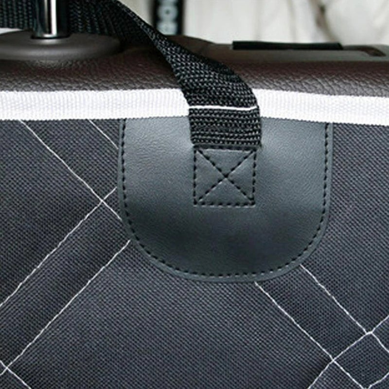 Waterproof Car Pet Mat, Car Trunk Liner Mat, White-Line Quilted Cotton Car Dirt-Resistant Dog Mat, 187.5*102.5cm - Image 5
