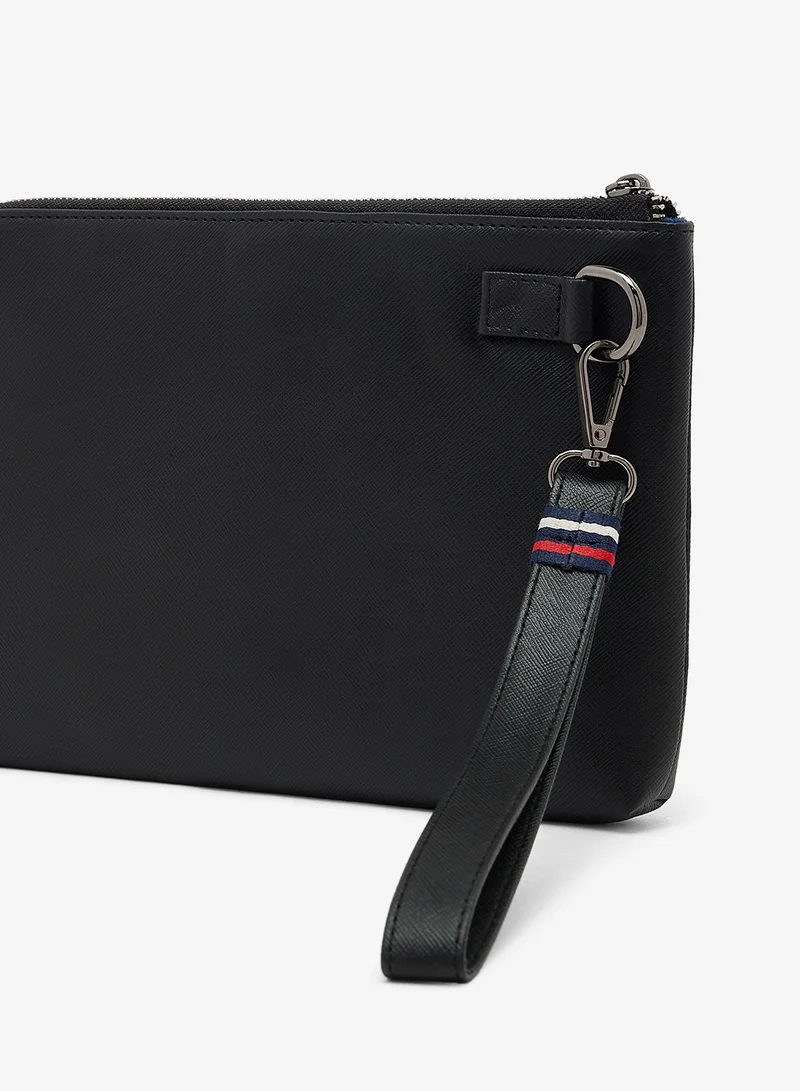 Robert Wood  zip detail grain toiletry bag for Men | Best Price UAE