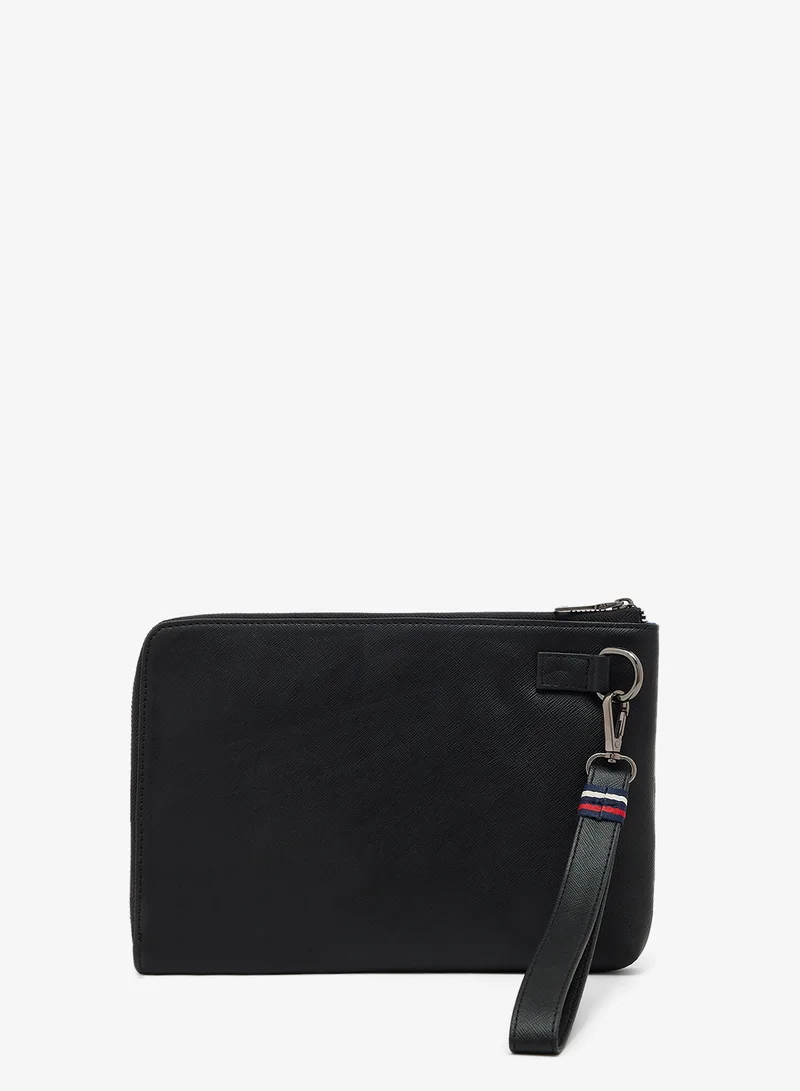 Robert Wood  zip detail grain toiletry bag for Men | Best Price UAE