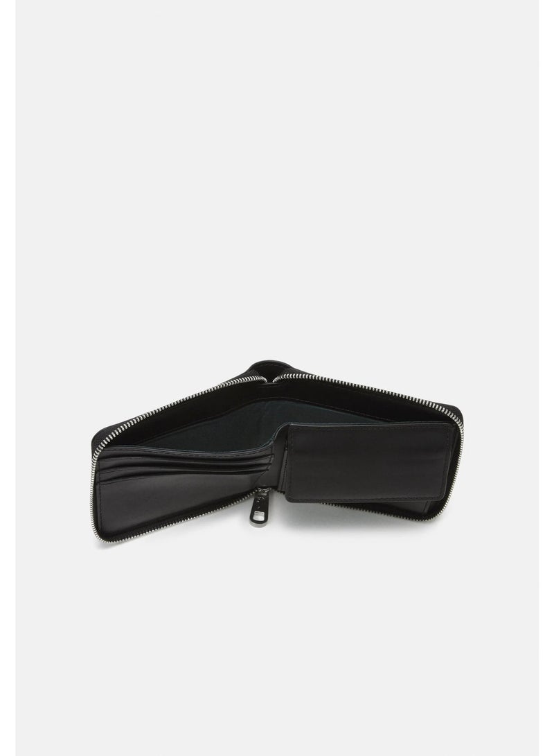 لاكوست محفظة LACOSTE الرجالية - محفظة Blend ذات السحاب المضغوط - Image 2