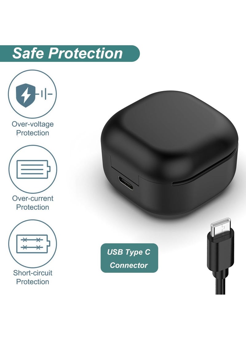 Charging Case for Samsung Galaxy Buds FE Only, Replacement Charger Case Support Bluetooth Pairing, Wired Charging SM-R400, 600mAh