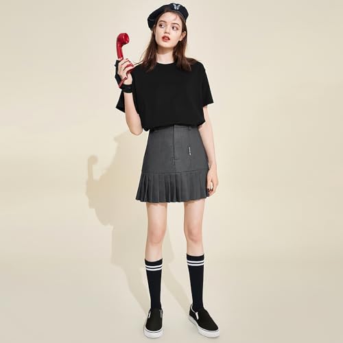 hash bubbie أحذية نسائية قماشية سهلة الارتداء مسطحة بيضاء (أسود. الولايات المتحدة 8) - Image 4